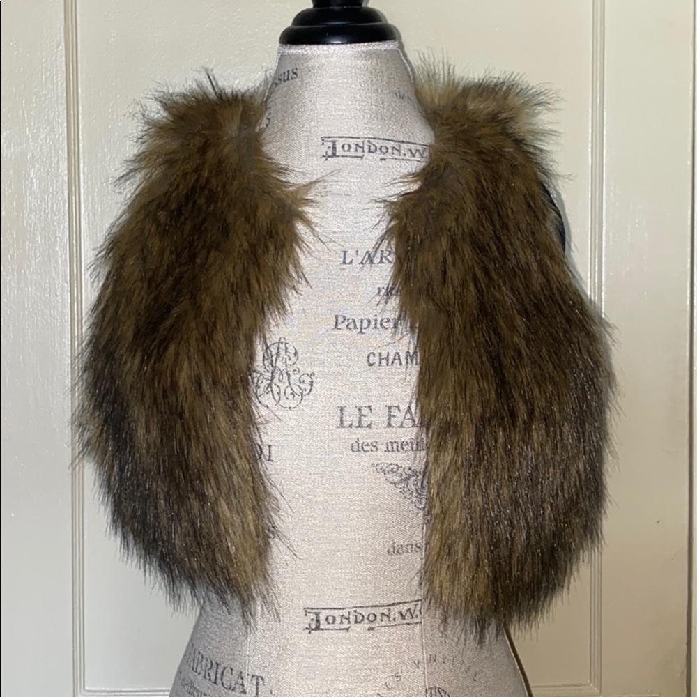 Nikki Rich faux fur vest